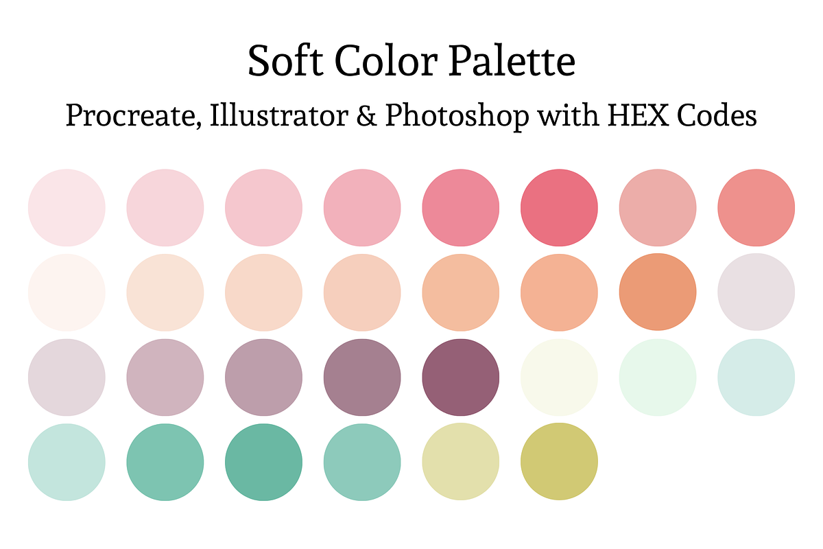 Color Palette Procreate Illustrator, a Palette Add-On by Atelier Fem (Photo 1 of 2)
