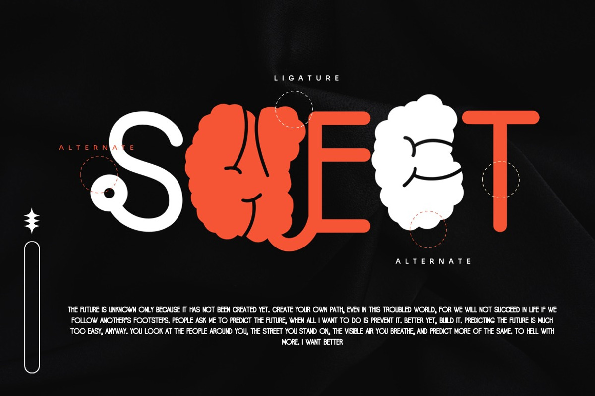 Sweet Mouse - Family Duo Font, a Sans Serif Font by Dhabee (Photo 9 of 14)