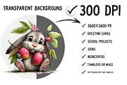 Whimsical Summer Bunny Clipart, an Illustration by Craft Nest (Thumbnail 2 of 12)