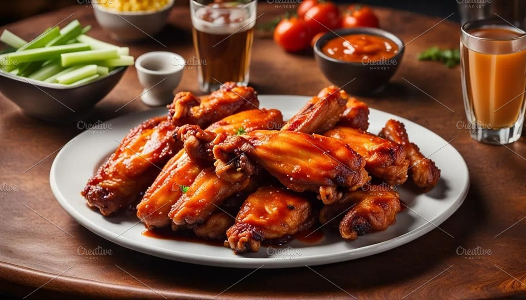 Irresistible Buffalo Wing Photos, a Food & Drink Photo by Recipes Master