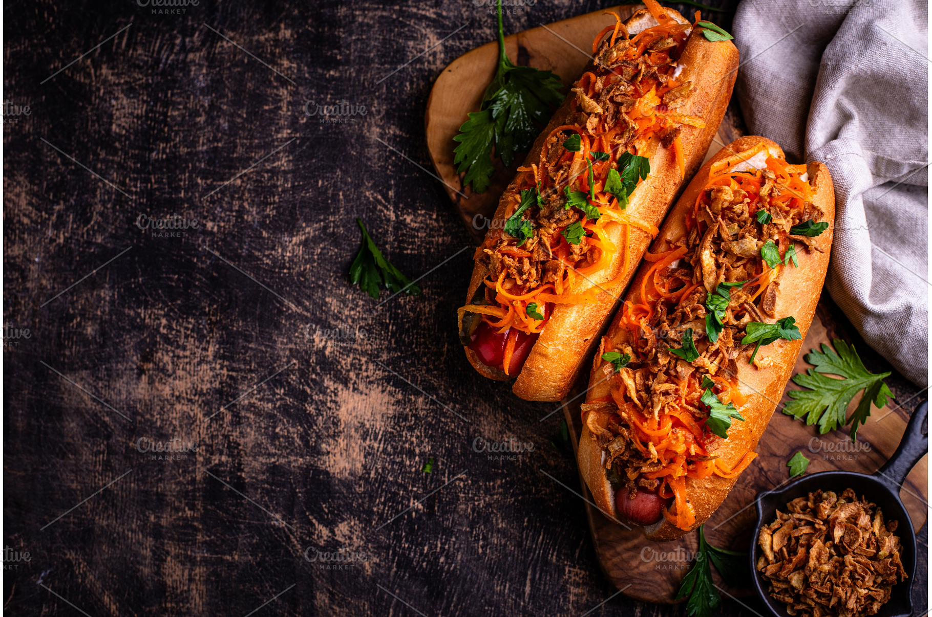 Traditional american street food hot, a Food & Drink Photo by Yulia Furman