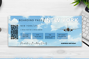 Editable Boarding Pass Template, a Card Template by YasdeyDesigns (Thumbnail 1 of 7)