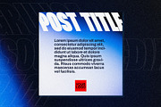 Grunge Template Kit, a Social Media Template by RGB.Shop (Thumbnail 5 of 6)
