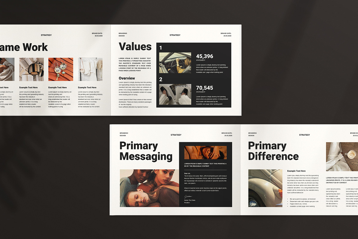 Brand Strategy Framework Template, a Brochure Template by ArtisanaAura (Photo 7 of 9)