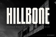 Hillbone - Condensed Display Font