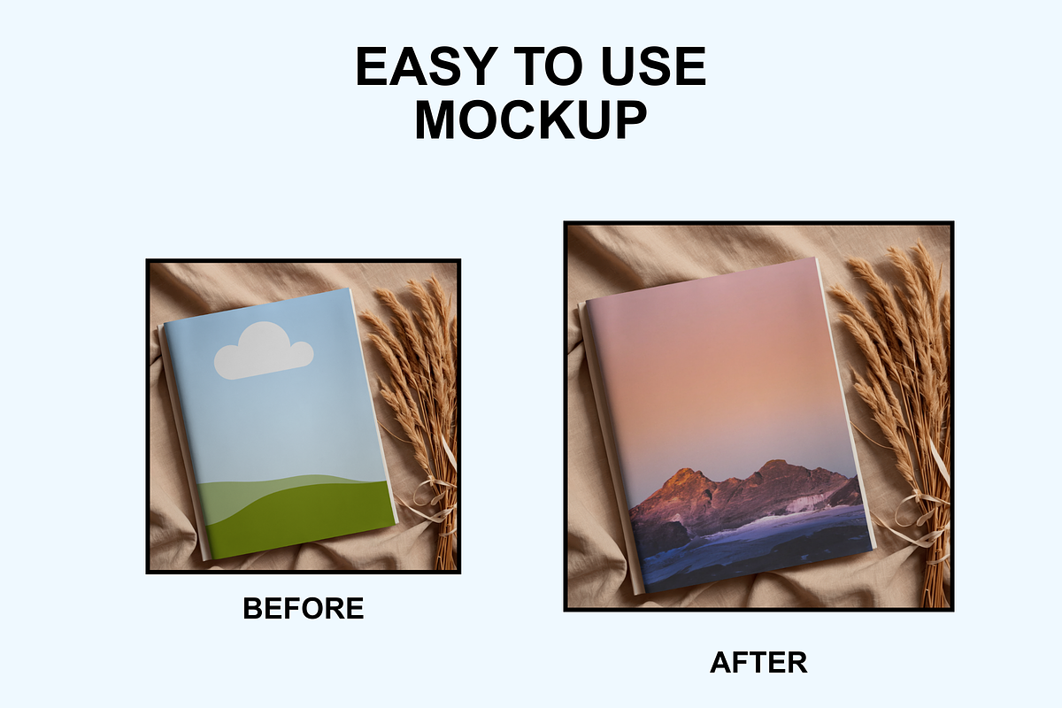 Canva Editable Book Mockup Templates, a Design Template by Snapybiz (Photo 9 of 10)