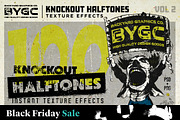 Knockout Halftone Textures Vol 2, a Texture Graphic by BackYard Graphics Co. (Thumbnail 1 of 7)
