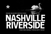 MCO - Nashville Riverside, a Sans Serif Font by Mojiscope Studio (Thumbnail 1 of 11)