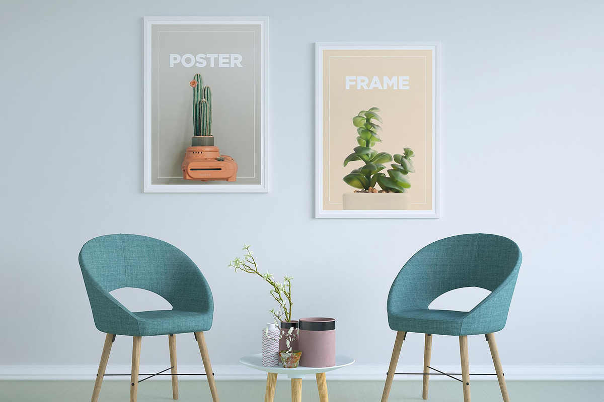 Frame Poster Mockup, a Print Template by AlkStudio (Photo 3 of 5)