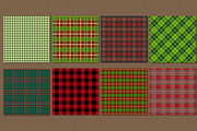 Christmas plaid digital paper, a Pattern Graphic by Paper Farms (Thumbnail 3 of 3)