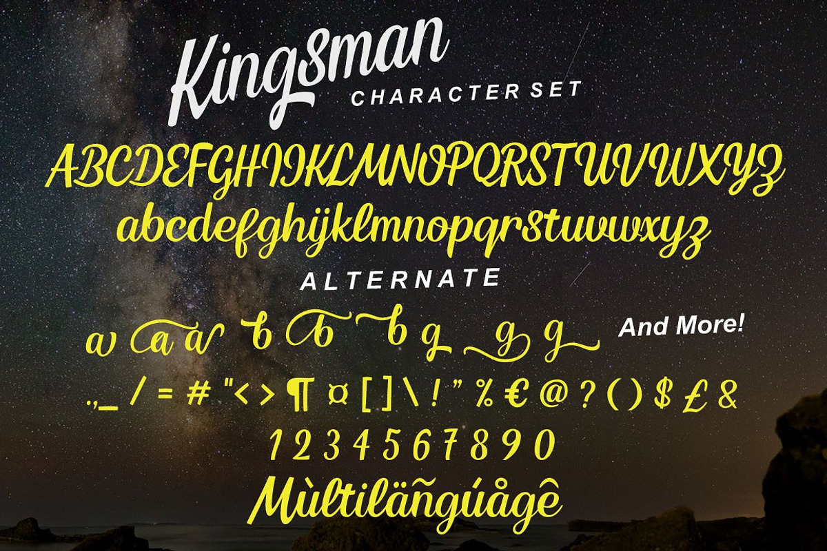 Kingsman Dual Style! (2 layered), a Script Font by Putra Khan (Photo 11 of 12)