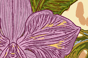 Tropical Hummingbird Orchid Botanica, a Pattern Graphic by NayaChu (Thumbnail 7 of 9)