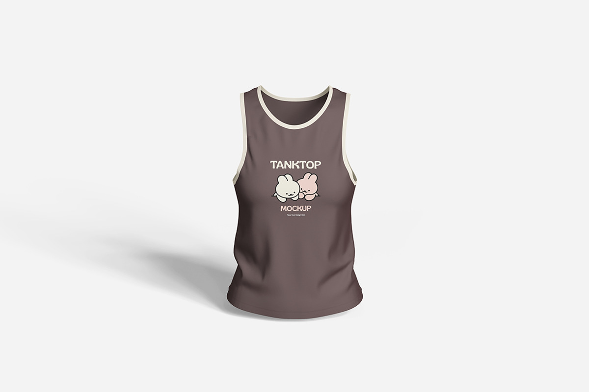 Tanktop Mockup, a Product Mockup by Indah (Photo 2 of 6)