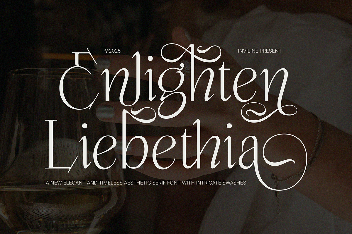 Enlighten - Aesthetic Serif Font, a Serif Font by Inviline.co (Photo 1 of 16)