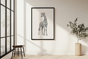 African Safari Animals & Trees Set, an Animal Illustration by NatalieArtShop (Thumbnail 7 of 7)