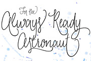 Luba Luft Regular, a Script Font by Julia Bausenhardt (Thumbnail 2 of 5)