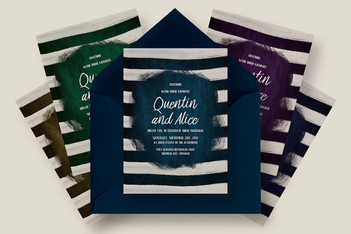 Chic, Modern, Bold & Colourful Suite, an Invitation Template by Knotted Design (Photo 2 of 11)
