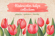 Watercolor tulips collection, a Graphic by Epine (Thumbnail 1 of 3)