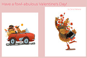 Valentine’s Day Happy Hen Illustrati, a Decorative Illustration by Dashnpro (Thumbnail 5 of 8)
