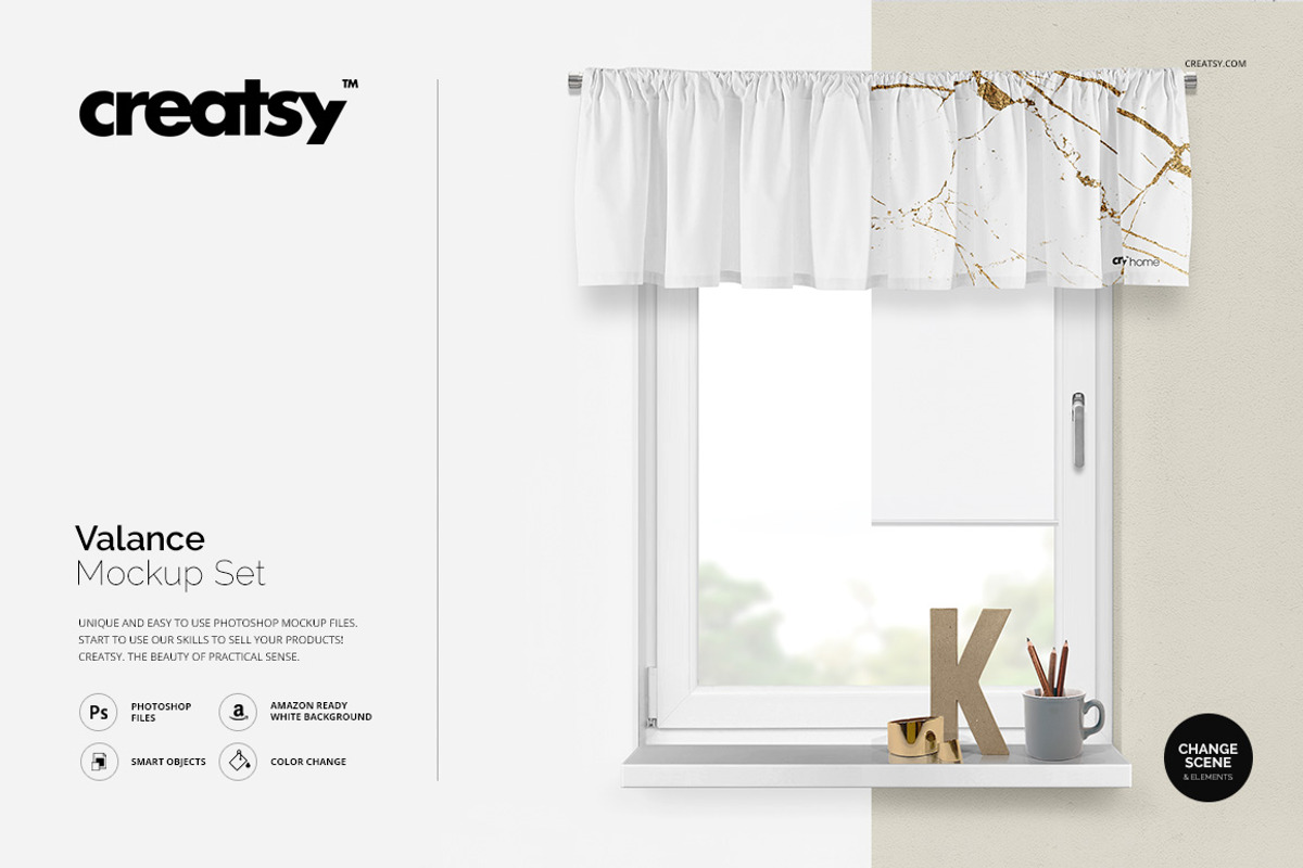 Valance Mockup Set, a Graphic by Creatsy (Photo 1 of 7)