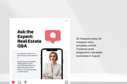 Real Estate-Instagram August Post, a Social Media Template by Modernastic - Canva (Thumbnail 3 of 6)