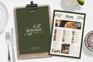 Rustic Menu Template