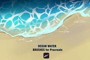 Ocean water procreate brushes, a Brush Add-On by Spark Studio Brushes (Thumbnail 5 of 8)