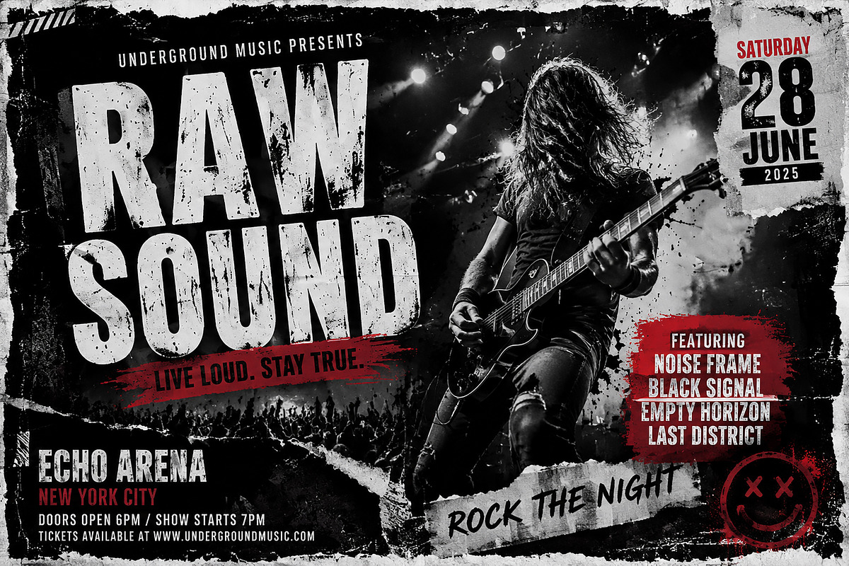 Grungex - Bold Grunge Display Font, a Script Font by Wow Magic (Photo 2 of 3)