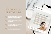 Skin Clinic Instagram, Dermatology, a Social Media Template by Ciera Design Templates (Thumbnail 4 of 8)