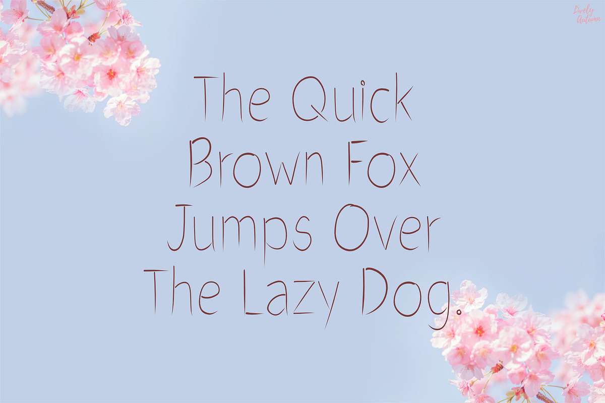 Sakura | Handwriting font, a Handwritten Font by LivelyAutumn11.11 (Photo 4 of 6)