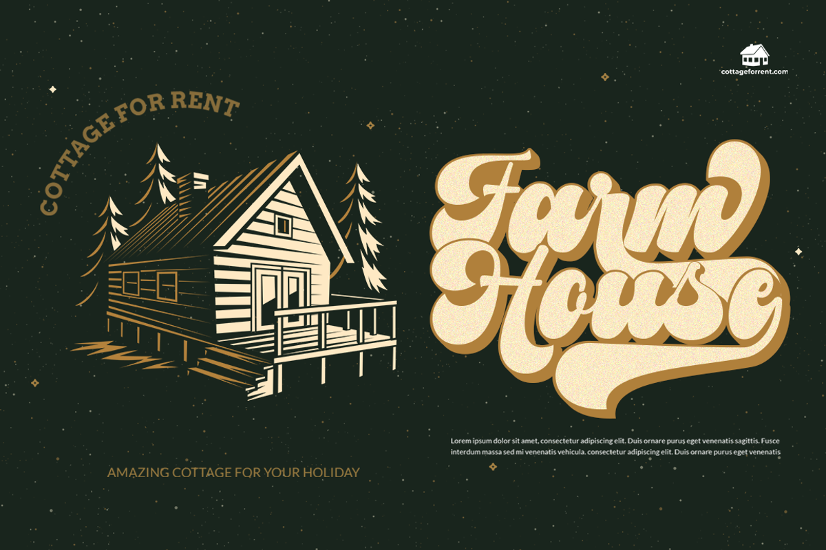 Vintage Retro Font - Brudy, a Script Font by Letter Fresh (Photo 2 of 10)