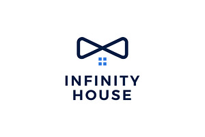 Infinity House Logo Vector Icon