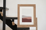 Artwork Wooden Frame Mockup, a Print Template by Artcoast Studio (Thumbnail 7 of 7)