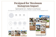 Warm Real Estate Instagram Template, a Social Media Template by Everyday Perfection (Thumbnail 7 of 11)