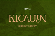 Kroves - Elegant Serif Font, a Serif Font by Grontype (Thumbnail 2 of 10)