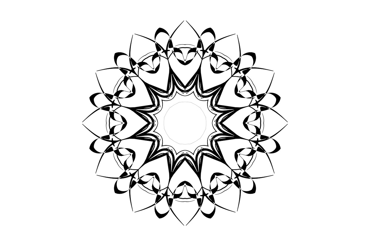 Decorative Mandala Digital Art Pack, a Decorative Illustration by NJ Himel (Photo 58 of 101)