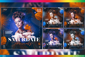 Saturday Saturdate Sounds Template