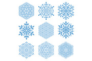 Set of Snowflakes, a Graphic by FineArtStudio (Thumbnail 1 of 3)
