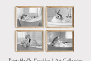 Funny and Cute Bathroom Art Bundle, an Animal Photo by PrintablesByFranklyn (Thumbnail 10 of 10)