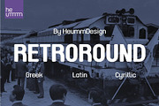 HU Retroround / 20% OFF, a Sans Serif Font by heummdesign (Thumbnail 1 of 6)
