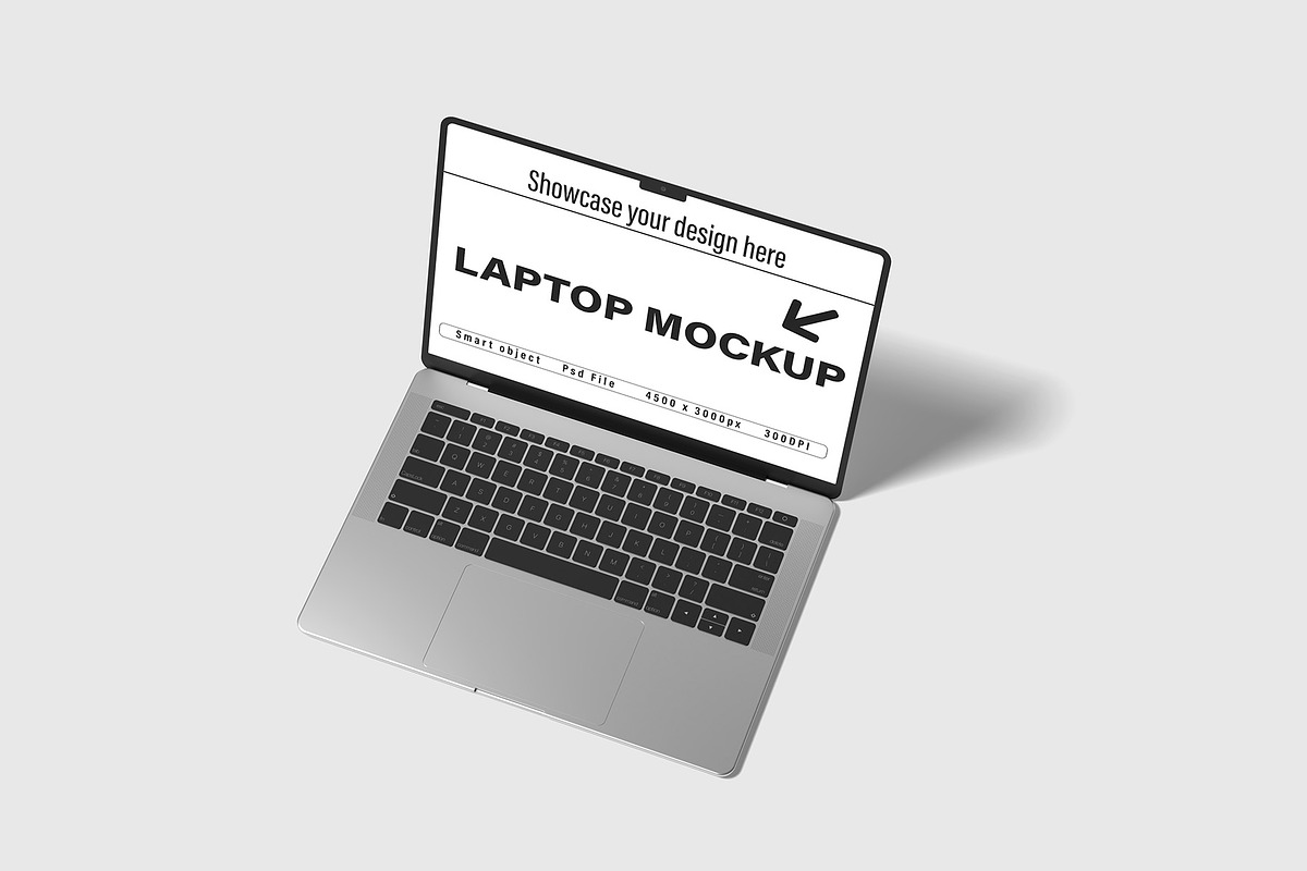 Isometric laptop mockup, a Mac Mockup by Graphicbars (Photo 5 of 20)