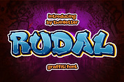 Rudal, a Sans Serif Font by twinstd (Thumbnail 1 of 10)