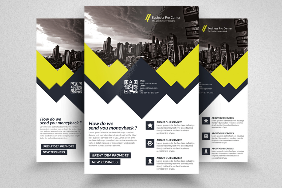 100 Business Flyers Mega Bundle, a Flyer Template by Design Up (Photo 70 of 100)