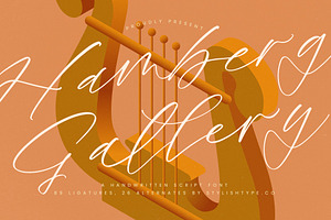 Hamberg Gallery Handwritten Script