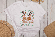 Merry Christmas Retro Reindeer Png, an Illustration by DreamPrint404 (Thumbnail 7 of 7)