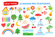 Child Drawings collection, an Object Graphic by Sonya Illustrations (Thumbnail 2 of 6)