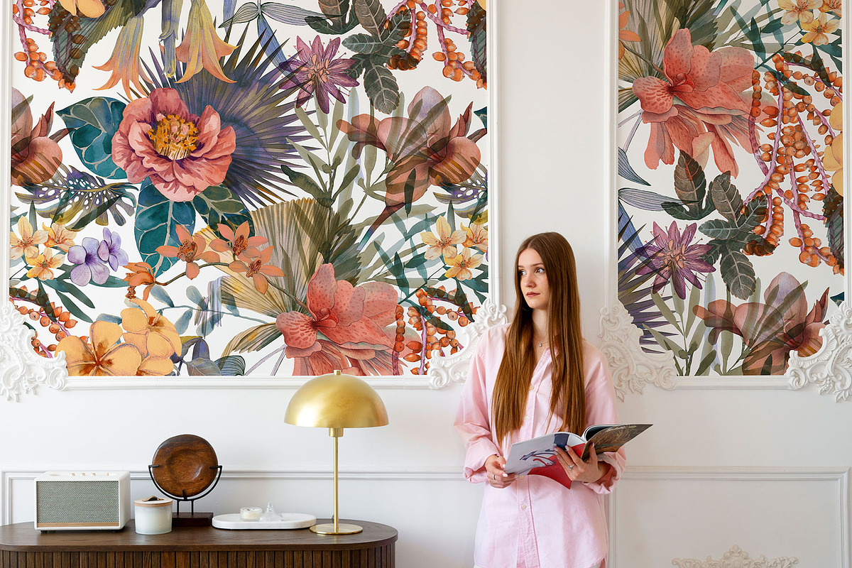 Daydream. Tropical patterns, a Pattern Graphic by emeraldthue (Photo 7 of 7)