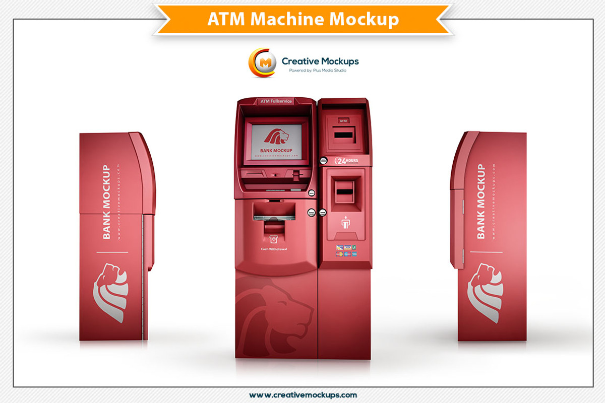 ATM Machine Mockup Template, a Mockup by Plus Media (Photo 1 of 3)