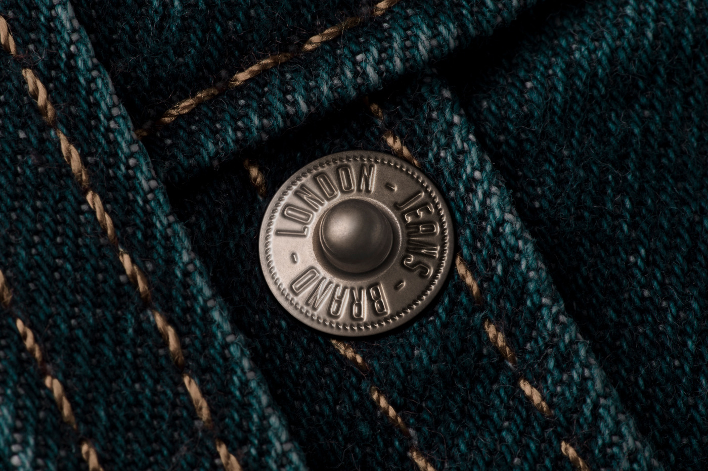 Jeans Rivet Button Logo Mockup, a Product Mockup by ZippyPixels