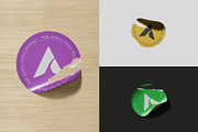 High Quality Torn Paper Sticker Mock, a Packaging Mockup by Tahtagraphic (Thumbnail 1 of 5)